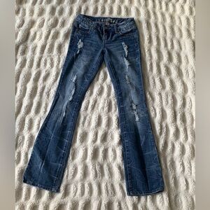 Almost Famous Flare-Cut Denim Jeans (SZ-1)